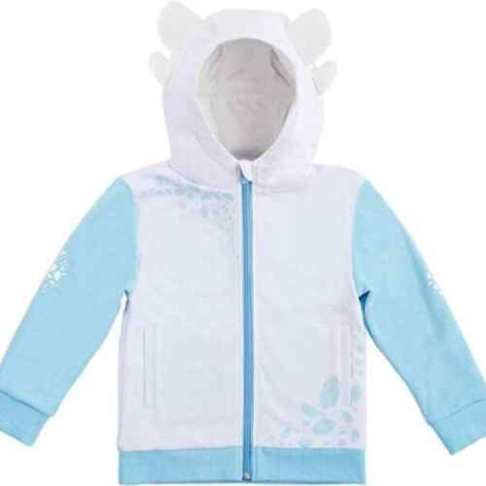 Cubcoats How to Train Your Dragon I'm A Hoodie Jacket Sweater White Size 2 NWT